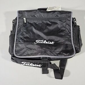 Titleist Messenger Bag Mens OS Black Sport Golf Travel Laptop Shoulder Bag